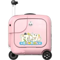 Maleta Scooter Eléctrica Inteligente Airwheel SQ3S Bluetooth 20″ Infantil – Pink 20L