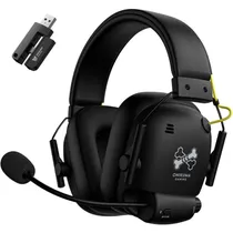 Fone de Ouvido Gamer Onikuma Gaming GT888 RGB Sem Fio - Preto