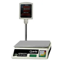 Balança Digital Comercial Quanta QTBD275 para Até 40 KG Bivolt - Branca/Prata