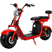 Motocicleta Elétrica Smart Wheel MS-X8 - 1000W - 65 KM/H - Vermelho