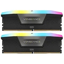 Mem DDR5  48GB 5600MHZ Corsair (2X24GB) Vengeance RGB Preto CMH48GX5M2B5600C40