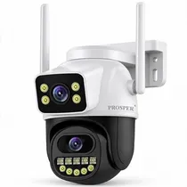 Câmera IP Prosper PC-006 com Wi-Fi e Microfone - Branco/Preto