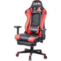 Cadeira Gamer Quanta Emperor QTGC20 - com Apoio Cervical - Ajustável - Preto e Vermelho