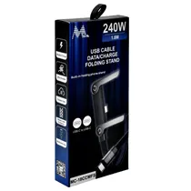 Cable Mtek MC-18CCMFS 240W 1.8M Type-C/Adaptador Type-C