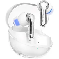 Auricular Soundpeats Clear Transparent Bluetooth - Branco