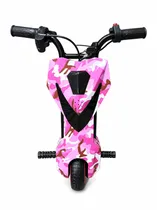Triciclo Scooter Elétrico Drift Infantil Midi Pro MDP-65 (6.5") Rosa Camouflage