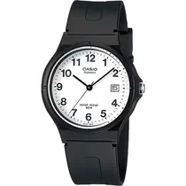 Relógio Casio MW-59-7BVDF Analógico Masculino - Preto/Branco