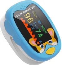 Oximetro de Pulso Pediátrico More Fitness MF-414 - Azul
