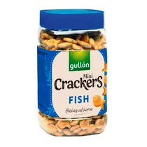 Biscoito Salgado Gullon Mini Fish 350G