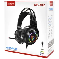 Auri Gamer USB Sate AE-301 RGB Negro