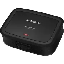 Mixteira e Grill Mondial Square SQ-01-FB 3 Em 1 750 W 110V - Preto