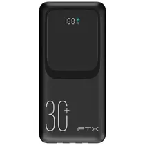 FTX FTXPB-30LCD-BK Cargador Portatil 30000MAH 22.5W