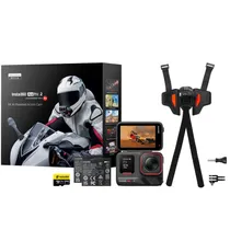 Kit Câmera de Ação INSTA360 Ace Pro 2 Motorcycle Bundle - Preto/Vermelho (Cinsbbga)