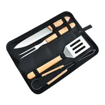 Kit de Churrasco com Maleta SA26290 - 4 PCS