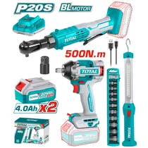 Kit Total 3EN1 UTOSLI250981 Catra+Llave Imp+Lant+2BAT/Carr 110V 802784