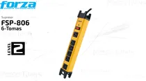 Filtro de Energía Profesional Forza FSP-806 6 Tomas/Bivolt