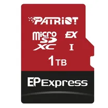 Cartão de Memória Micro SDXC Patriot Ep Series Express 1TB 800MBS - PEF1TEPEXMCX