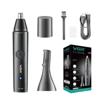 Recortador de Pelo Nariz VGR V-613 2EN1 Negro
