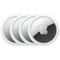 Localizador Apple Airtag A2187 MX542LL com Bluetooth - Prata Branco (4 Unidades)