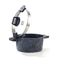 Panela MGC Revestimento de Biogranito Preto 2,7 L 20 CM
