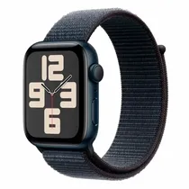 Apple Watch Se 2 2024 MXEA3HN/A Caixa Alumínio 40MM Meia Noite - Loop Esportiva Meia Noite