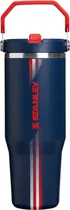 Garrafa Térmica Stanley Flip Straw Tumbler - 10-12043-1501 (887ML) Team Navy Red