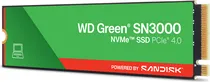SSD 1TB M.2 Nvme WD Green SN3000 Nvme PCI-Exp GEN4X4 5000-4200MB/s WDS100T4G0E