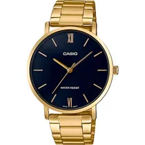 Relógio Casio MTP-VT01G-1BUDF Analógico Masculino - Dourado/Preto