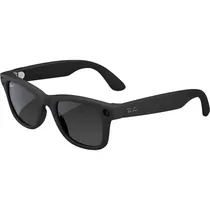 Óculos de Sol Smart Ray-Ban Meta Wayfarer Medium (Gen 2) RW4012 - Matte Black/Cinza Transitions