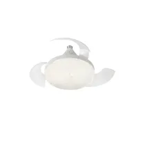 Ventilador Sate A-Mini FAN02 Techo c/Luz 400MM Blanco Cristal