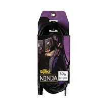 Cable de Micrófono Santo Angelo 30FT Ninja P10 A P10 9.10M Negro