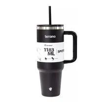 Copo Térmico Terrano Spotie Cup de 1.183ML - Preto