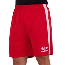 Umbro Short Masculino Vermelho-Branco Tam L