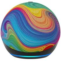 Speaker Amazon Echo Dot Kids 5ª Generación / Alexa / Bluetooth - Rainbow Swirl