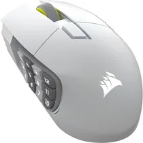 Mouse Gamer Sem Fio Corsair Scimitar Elite Se Mmo - Branco (CH-9314011-WW)
