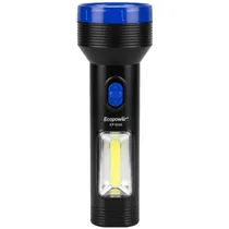 Lanterna Ecopower EP-8020 com Luz LED Bivolt - Preto/Azul