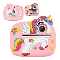 Camera Infantil com Impresora Luo LU-SY21 - Rosa