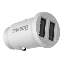 Cargador Baseus para Auto CCALLP-02 4.8A 2USB Blanco