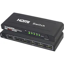 Satellite Switch HDMI-501 AHD04 5 Puertos Negro