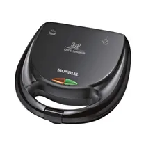 Sandwichera Grill Mondial Fast s-12 750W 220V Negro