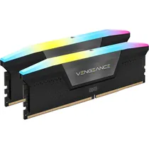 Kit Memória Ram DDR5 Corsair Vengeance RGB 32 GB (2 X 16 GB) 6000 MHZ CMH32GX5M2E6000C36 - Preto