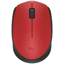 Mouse Sem Fio Logitech M170 Até 1.000 Dpi - Vermelho/Preto