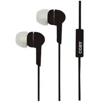 Fone de Ouvido com Fio Coby CE102 / 3.5MM / 1.2 Metros - Preto