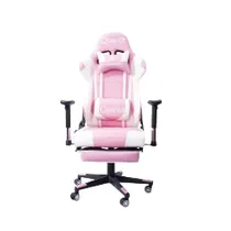 Silla Gamer Quanta QTGC20 Emperor Rosa/Blanco + Mousepad LTD Edition