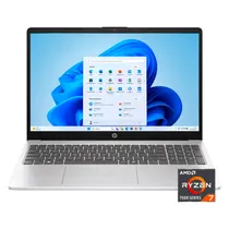Notebook HP 15 AMD Ryzen 7-7730U 16GB Ram 512GB SSD Tela 15.6" Full HD Touch Windows 11 Inglês Prata - 15-FC0235DX