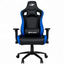 Cadeira Gamer Up Gamer RT0951BKBL, PVC Algodão Base Em Metal Reclinável Até 120KG, Preto e Azul