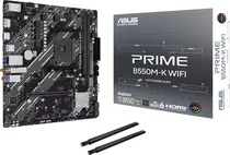 Placa Mãe Asus Prime B550M-K Wifi AM4/ 2XDDR4/ PCI-e/ M.2/ HDMI/ DP