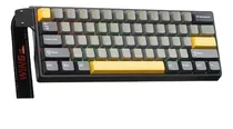 Teclado Mecanico Aula WIN60HE Max RBG/ 60%/ 8K/ Yongchun Mag/ Grey/ Yellow