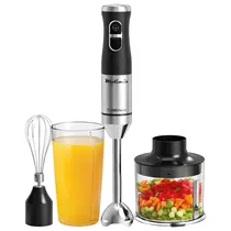 Mixer Molimix Turbo Mix MMX-1000 - 1000W - 3 Em 1 - 220V - Preto e Prata