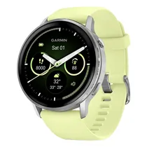 Relogio Garmin Venu 4 010-03014-02 Silver/Citron
